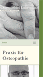 Mobile Screenshot of osteopathie-potsdam.com